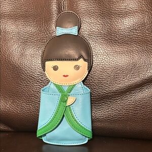 Rare Kate Spade Blue & Green Coin Pouch